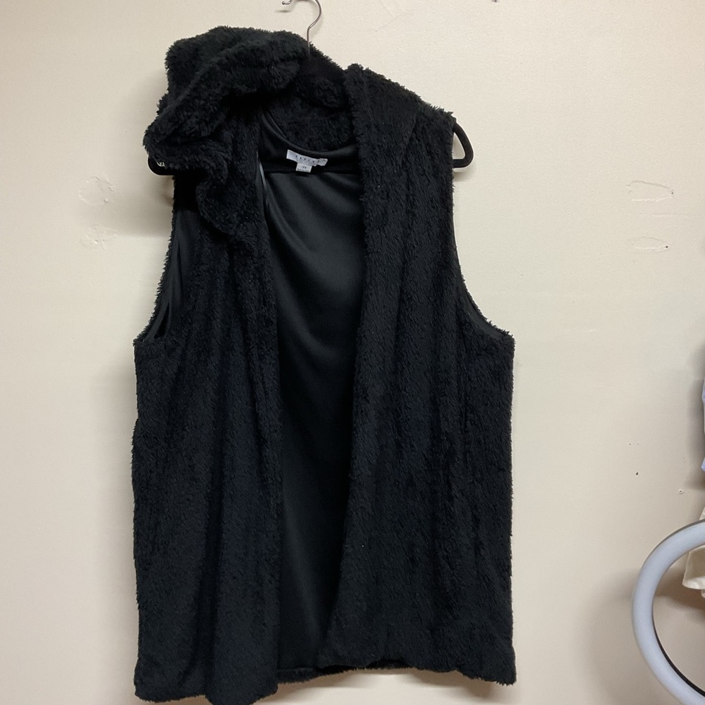 FAVLUX Charcoal Fuzzy Vest